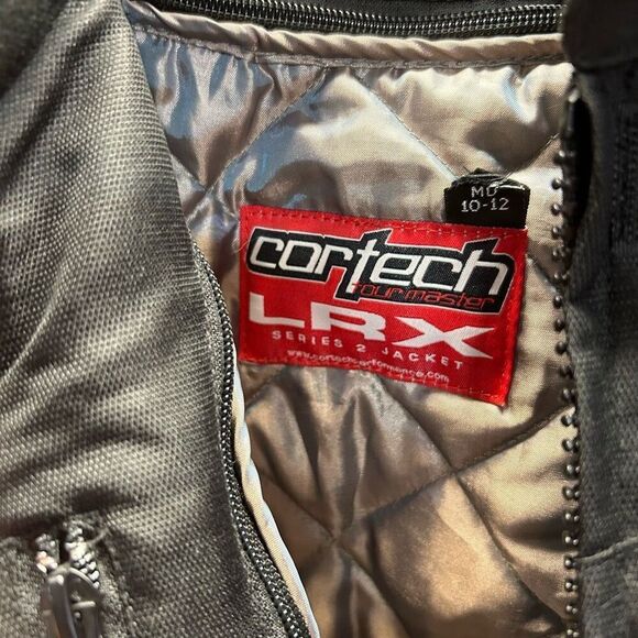 Cortech Tour Master LRX Series 2 Jacket Medium (10-12) Motorcycle Jacket Black - Picture 8 of 9